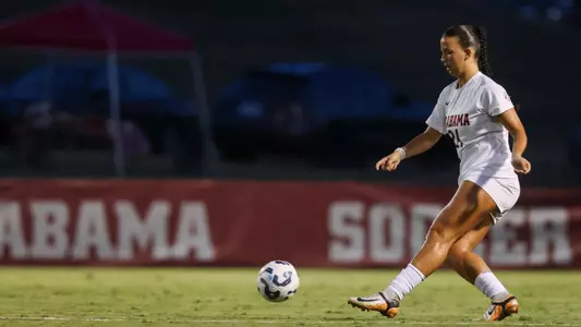 Sydney Japic kicks the ball