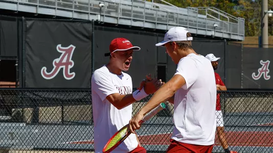 Jacob Olar and Andrii Zimnokh Celebrating victory