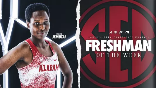 Alabama Cross Country Cynthia Jemutai SEC of Week