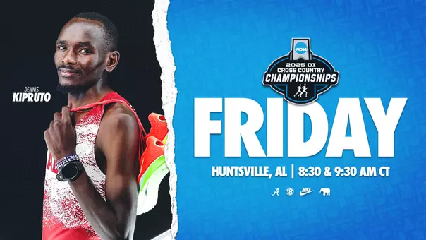 Alabama Cross Country preview graphic for NCAA South Regional Championships