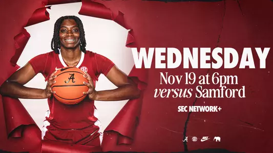 WBB vs. Samford Wed Graphic
