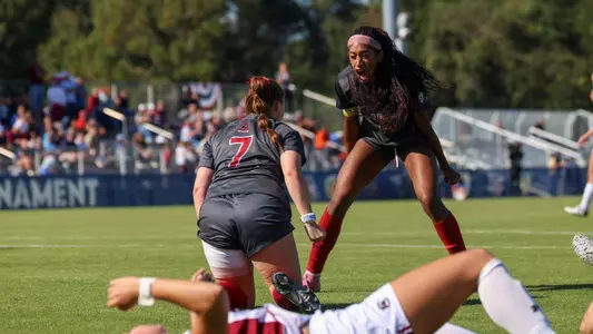 Gianna Paul screams over goal