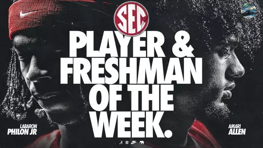 Labaron Philon and Amari Allen SEC Honors