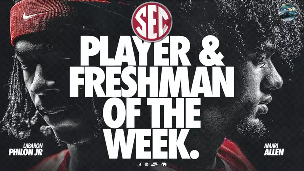 Labaron Philon and Amari Allen SEC Honors