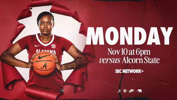 Alabama WBB vs. Alcorn State Monday