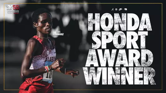 alabama cross country doris lemngole honda sport award winner graphic