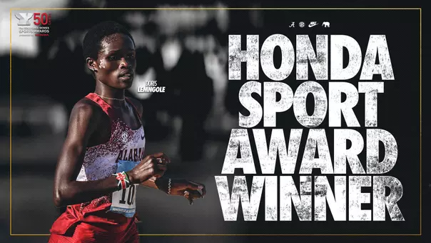 alabama cross country doris lemngole honda sport award winner graphic