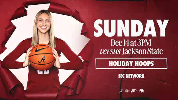 Alabama WBB vs. JSU Sunday