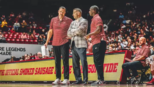 Men's Basketball Coaching Staff vs. UND