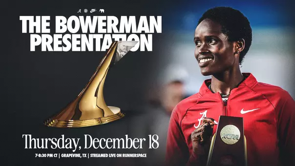 The Bowerman Presentation - Thursday, December 18 from 7 to 8:30 p.m. CT in Grapevine, Texas and being streamed on Runnerspace
