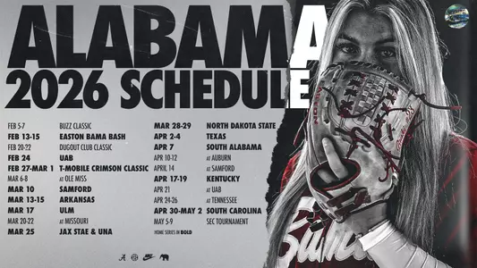 2026 Alabama Softball Schedule