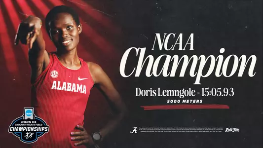 Alabama Track Doris NCAA champion