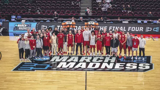 Men's Basketball NCAA Tournament Team Photo