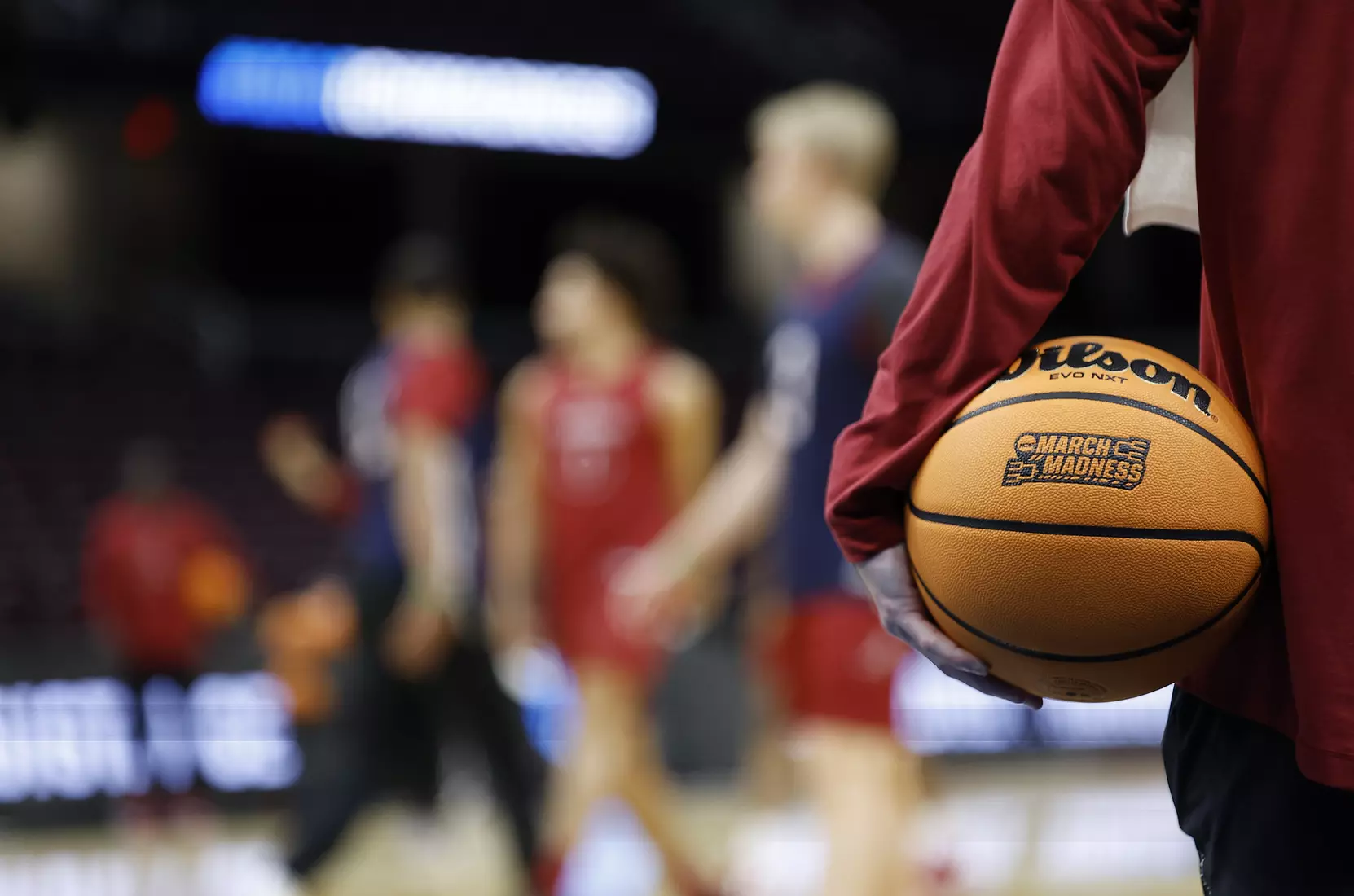 The Alabama Basketball Team practices at Rocket Arena in Cleveland, OH on Saturday, Mar 22, 2025.