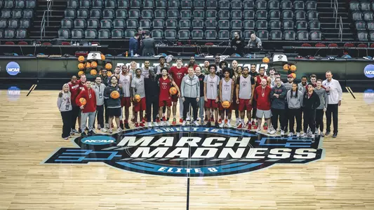 Men's Basketball Sweet 16 Team Photo
