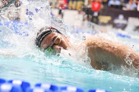 Alabama Swimmer Leonardo Alcantara during NCAA Championships at Weyerhaeuser King County Aquatic Center in Federal Way, Wa on Thursday, Mar 27, 2025.