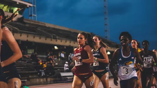 Alabama track and field distance runner Keaton Morrison