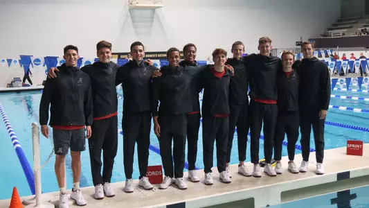 Men's NCAA Swimming and Diving Team
