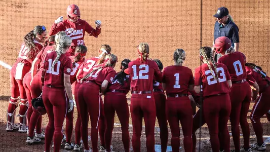 Kali Heivilin approaches home plate after a home run vs. Oklahoma (April 13, 2025)