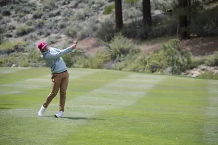 Alabama Golfer Nick Gross competes in the NCAA Reno Regional at the Montreux Golf Club in Reno, NV on Tuesday, May 13, 2025.