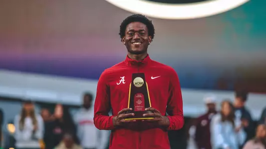 Alabama Track and Field National Champion Samuel Ogazi