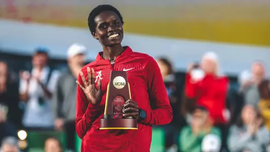 Alabama Track and Field Doris Lemngole 2025 steeplechase national champion