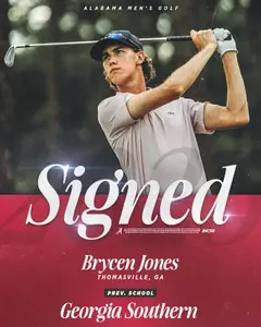 Men's Golfer Brycen James transfers from Georgia Southern