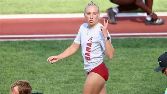 Alabama track and field Mariia Horielova