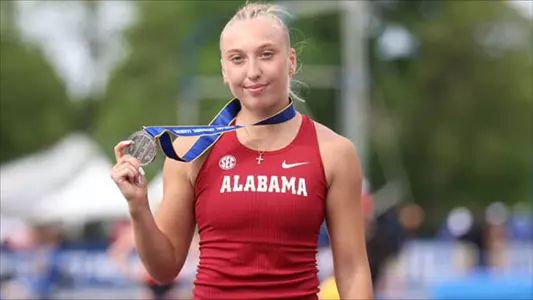 Alabama track and field Mariia Horielova
