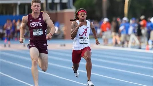 Alabama track and field Josh Thomas
