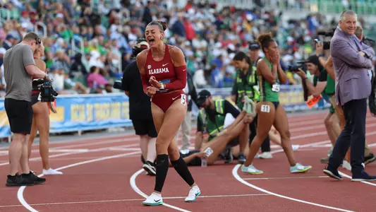Katelyn Adel competing at 2025 NCAA Championships