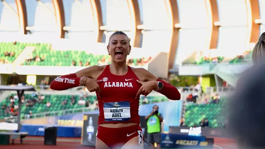 Katelyn Adel competing at 2025 NCAA Championships