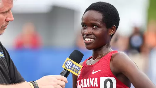 5/16/25 MWTR Alabama vs SEC Championships
Alabama Track & Field (Cross Country/Distance) Doris Lemngole
Photo by Jeff Hanson