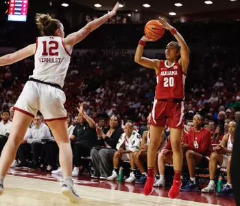 3/2/25 WBB Alabama vs Oklahoma
Alabama Guard Diana Collins (20)
Photo by Rodger Champion