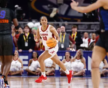 3/6/25 WBB SEC Alabama vs Florida
Alabama Guard Diana Collins (20)
Photo by Rodger Champion