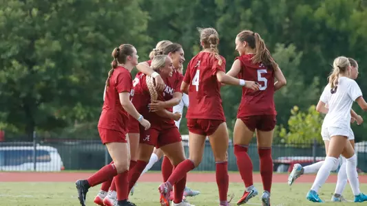 Alabama celebrates goal