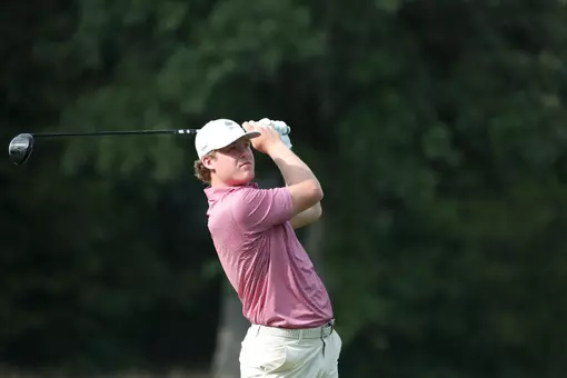 Alabama Golfer Connor Brown (Gr.) on the course during the  OFCC/Fighting Illini Invitational at Cook County in Illinois, AL on Sunday, Sep 21, 2025.