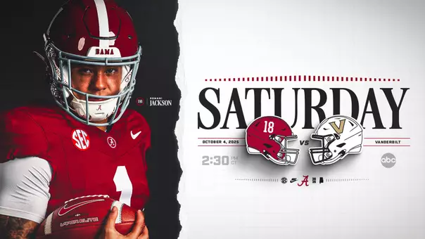 Football vs. Vanderbilt on Saturday, October 4 at 2:30 p.m. CT on ABC
