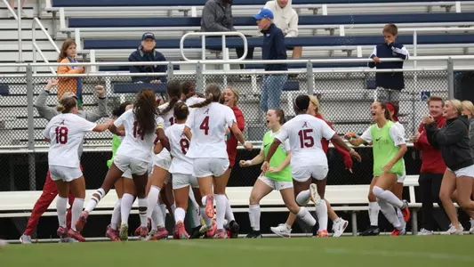 Alabama celebrates goal