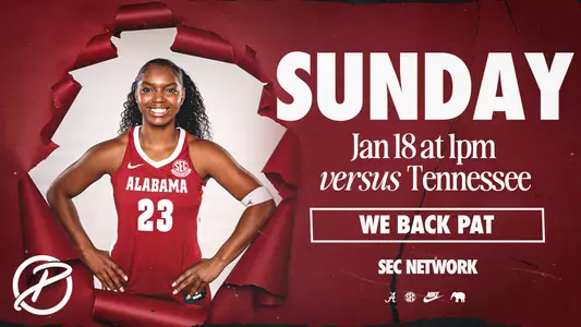 WBB vs. Tennessee We Back Pat Sunday