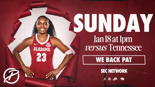 WBB vs. Tennessee We Back Pat Sunday