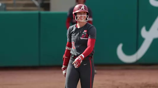 Audrey Vandagriff (12) walks up to the batter's box vs. Mercer (Oct. 25, 2025)