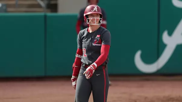 Audrey Vandagriff (12) walks up to the batter's box vs. Mercer (Oct. 25, 2025)