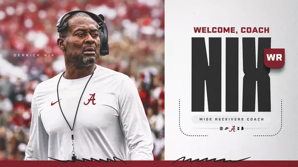Welcome Derrick Nix as the Wide Receivers Coach