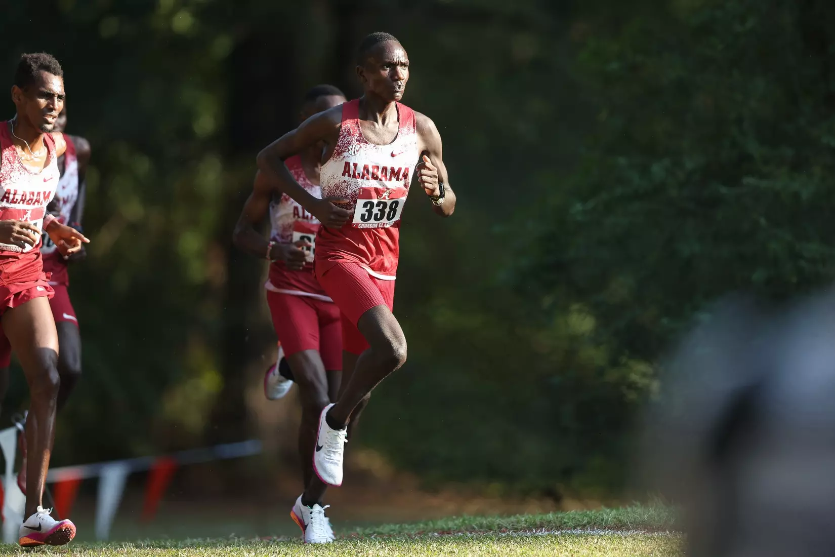 Alabama Track Athlete Rodgers Plimo (Cross Country/Distance) in action during the Crimson Classic at Harry Pritchett Running Park in Tuscaloosa, AL on Friday, Oct 16, 2026.