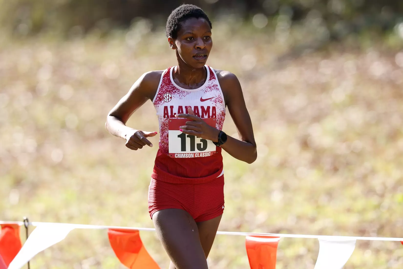Alabama Track Athlete Mildred Rono (Cross Country/Distance) in action during the Crimson Classic at Harry Pritchett Running Park in Tuscaloosa, AL on Friday, Oct 16, 2026.
