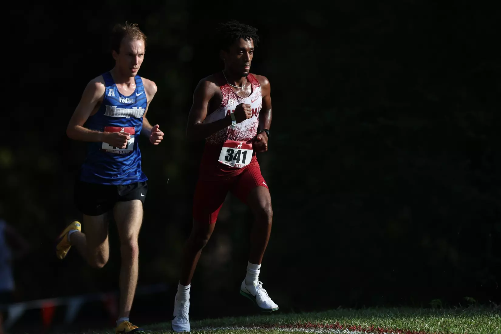 Alabama Track Athlete William Scharf (Cross Country/Distance) in action during the Crimson Classic at Harry Pritchett Running Park in Tuscaloosa, AL on Friday, Oct 16, 2026.