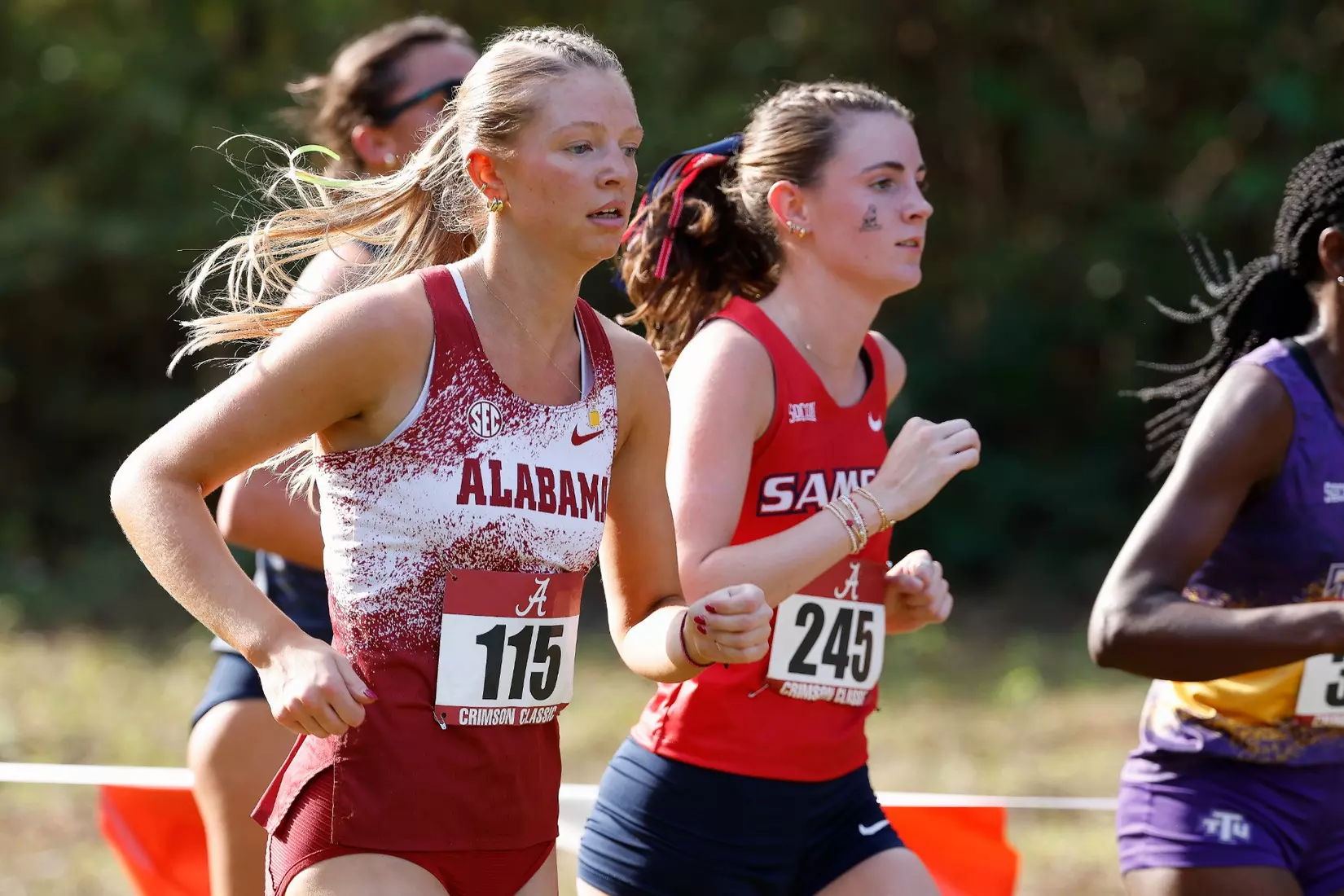 Alabama Track Athlete Izzie Sullivan (Cross Country/Distance) in action during the Crimson Classic at Harry Pritchett Running Park in Tuscaloosa, AL on Friday, Oct 16, 2026.
