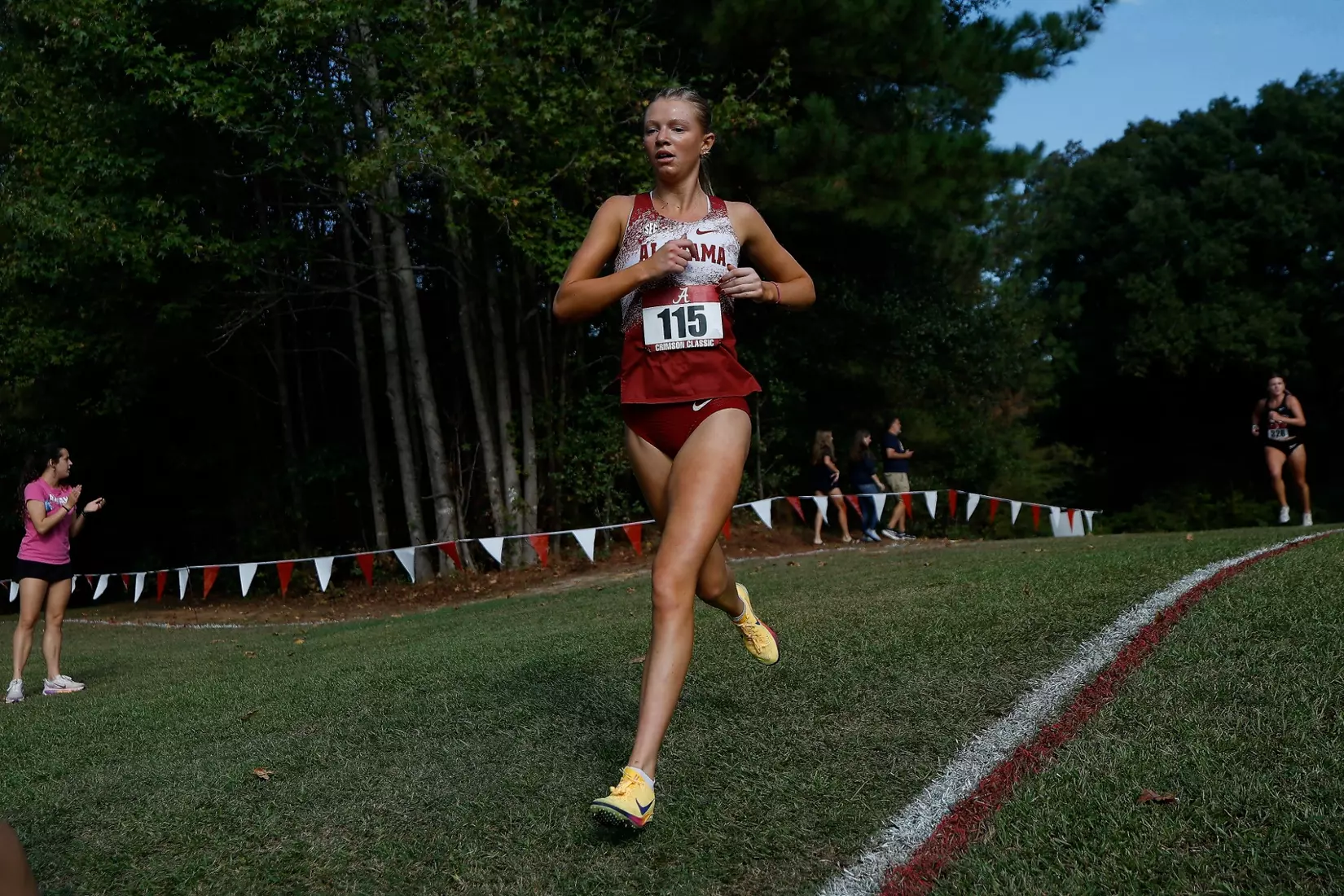 Alabama Track Athlete Izzie Sullivan (Cross Country/Distance) in action during the Crimson Classic at Harry Pritchett Running Park in Tuscaloosa, AL on Friday, Oct 16, 2026.