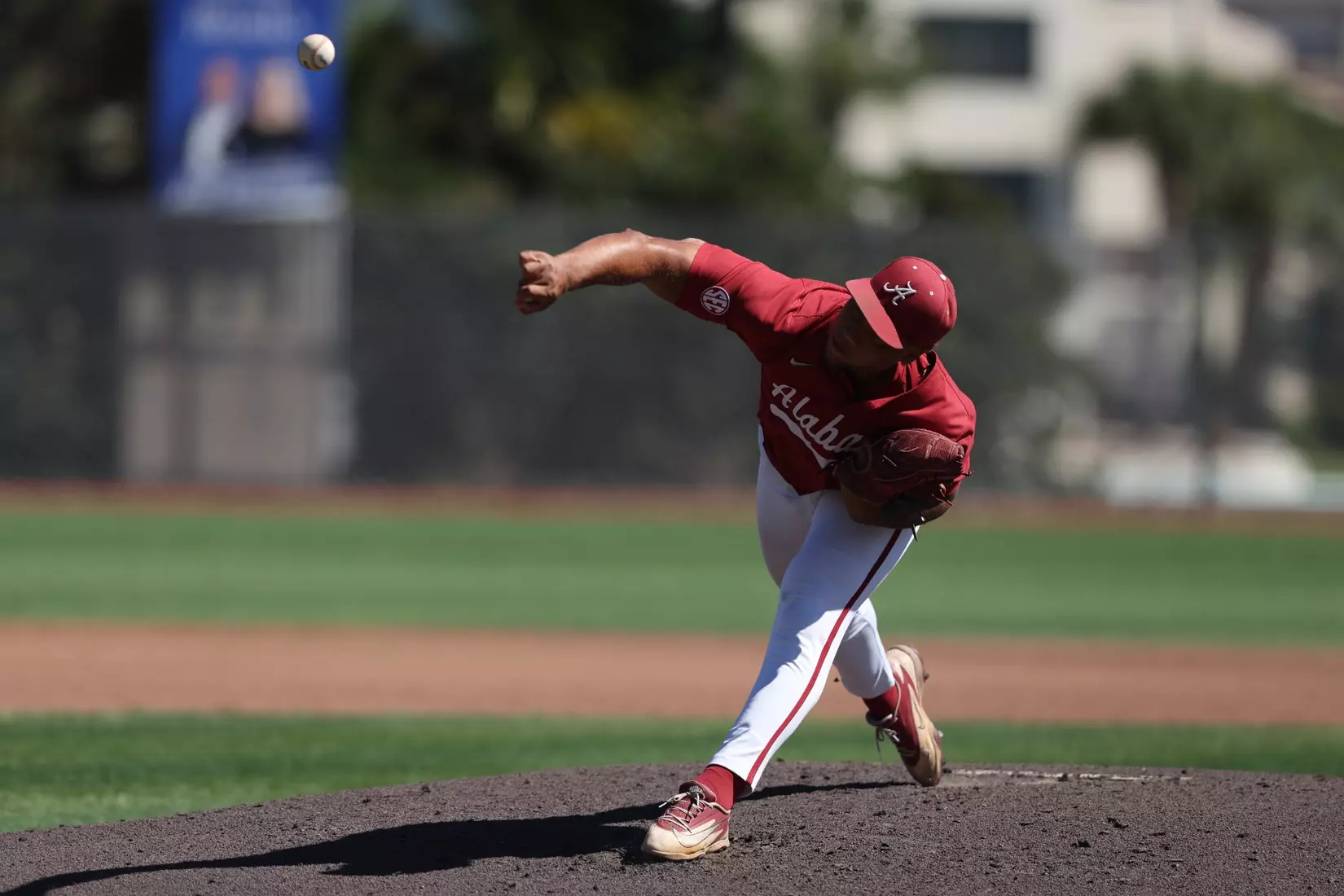 Alabama Baseball Player Myles Upchurch (11) in action against Georgia Tech at Blue Wahoos Stadium in Pensacola, FL on Saturday, Oct 17, 2026.